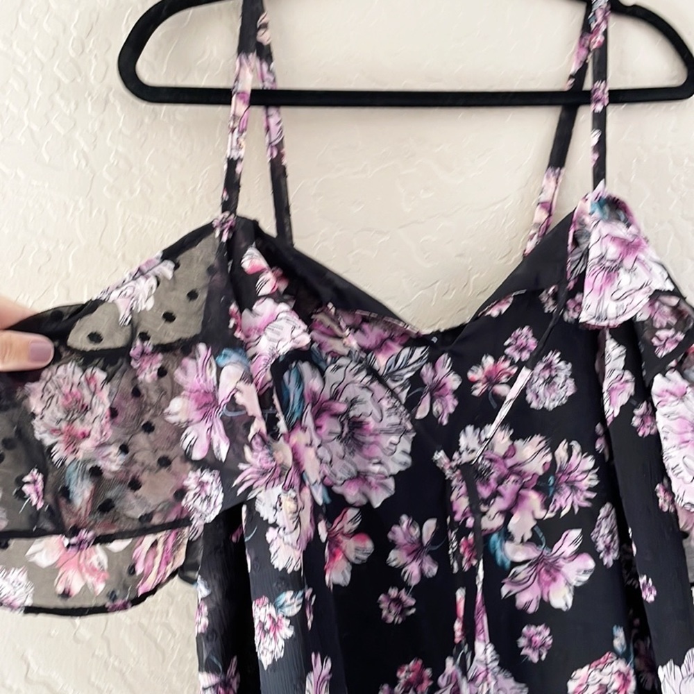 Torrid Floral Cold Shoulder Top - Picture 8 of 8
